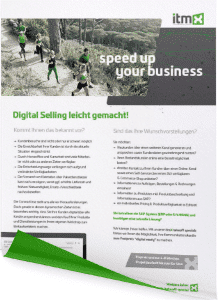 Digital Selling leicht gemacht onepager itmX commerce