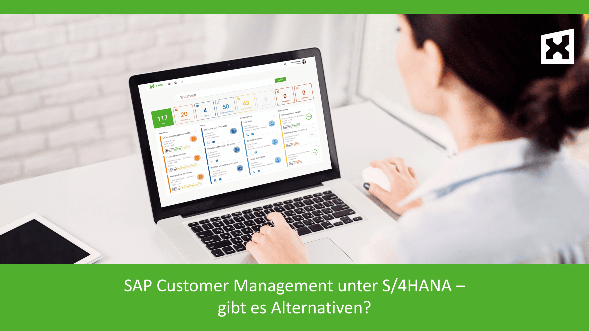 itmX Webinar: SAP Customer Management unter S/4HANA - gibt es Alternativen?