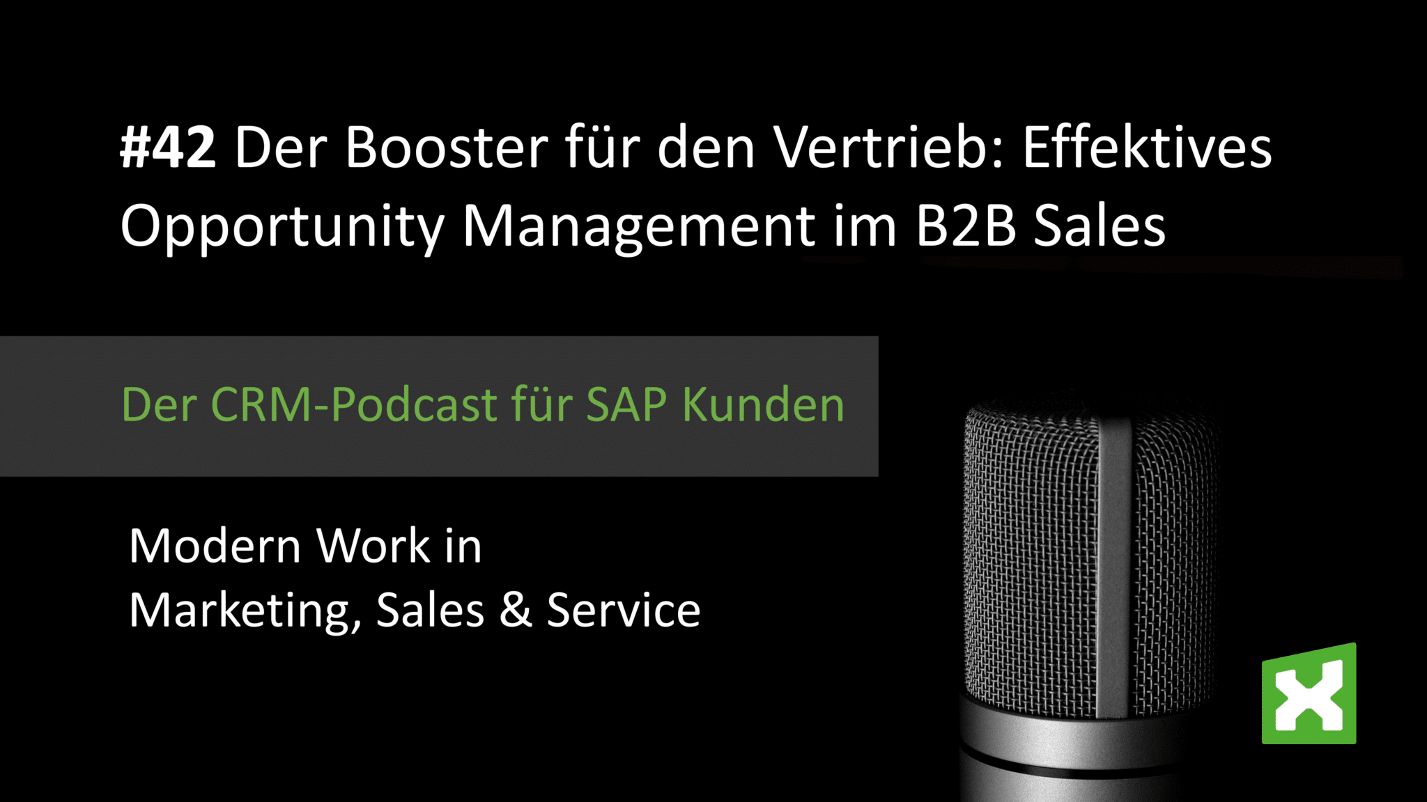 Podcast Der Booster für den Vertrieb: Effektives Opportunity Management im B2B Sales