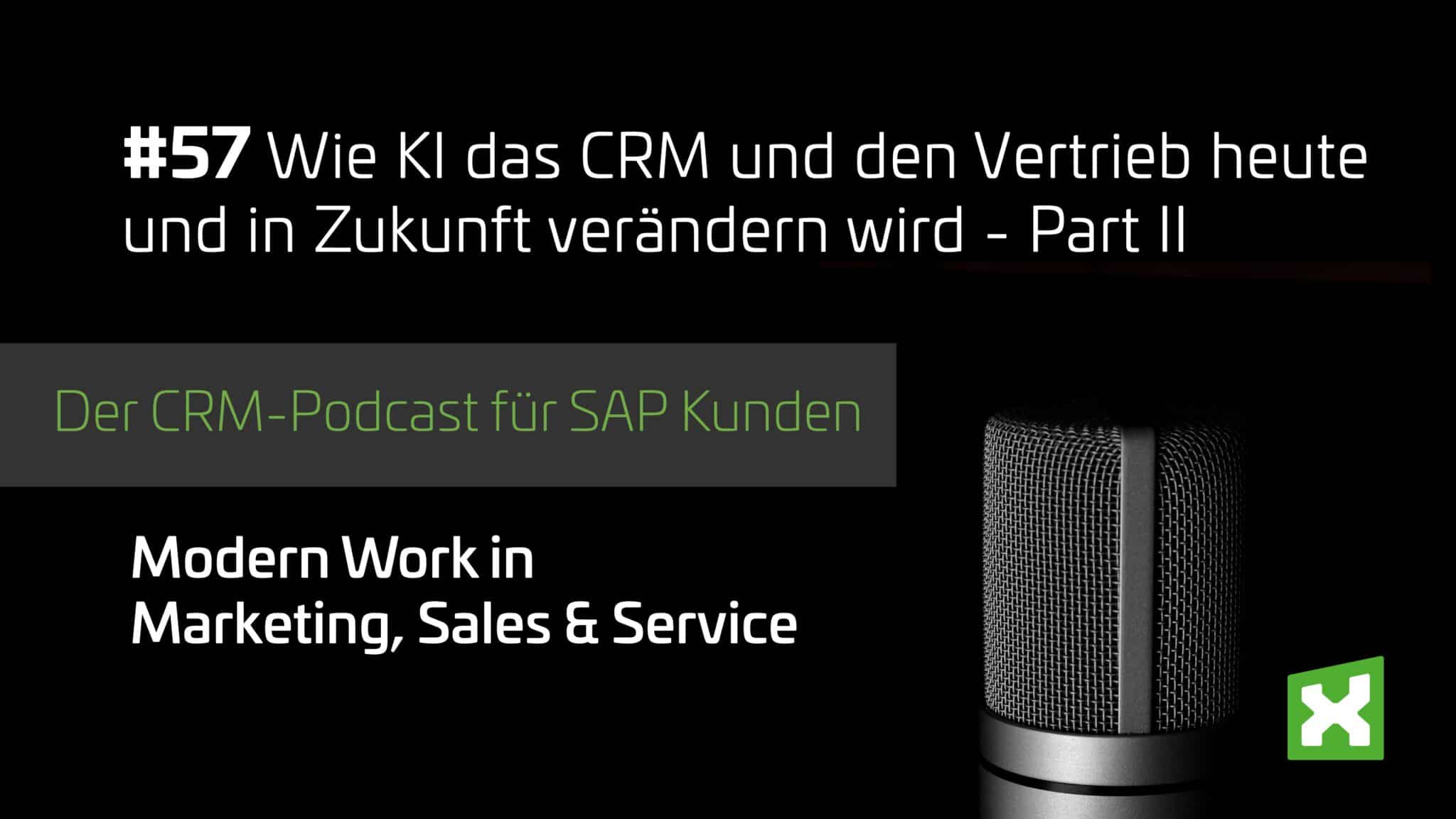 Podcastepisode: Wie KI das CRM und den Vertrieb verändern wird